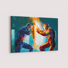Load image into Gallery viewer, Avengers Civil War Canvas Print &quot;Divide and Conquer&quot;