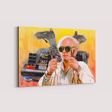 Load image into Gallery viewer, Back To The Future Canvas Print Doc Brown &quot;Ready&quot;