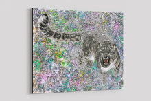 Load image into Gallery viewer, Snow Leopard Canvas Print &quot;Be Relentless&quot;