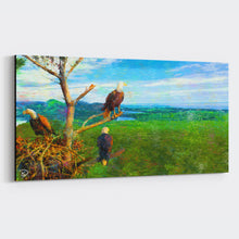 Load image into Gallery viewer, Bald Eagle Canvas Print &quot;Superior&quot;