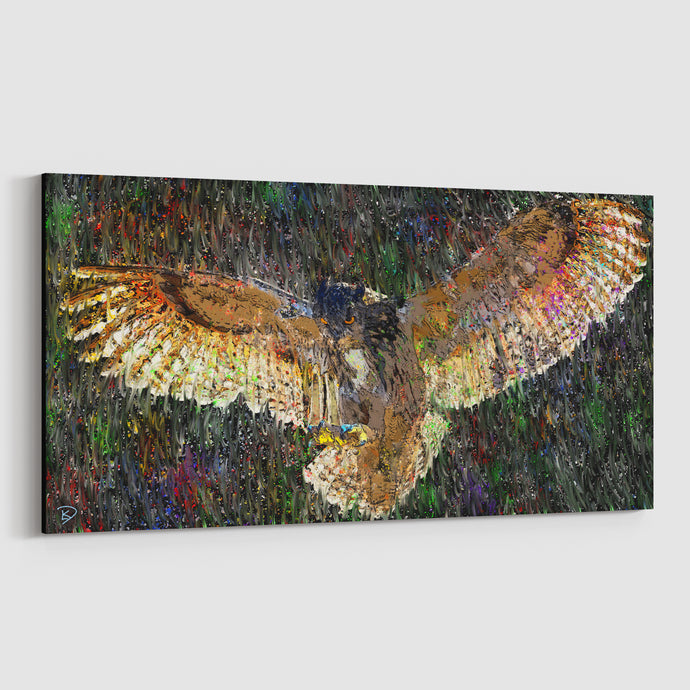 Eurasian Eagle Owl Canvas Print 