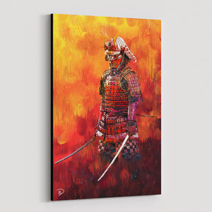 Samurai Armour Canvas Print "Art of Destiny"