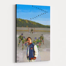 Load image into Gallery viewer, Mighty Ducks Canvas Print &quot;Ducks Fly Together&quot;
