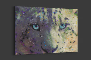Snow Leopard Canvas Print "Enjoy The Silence"