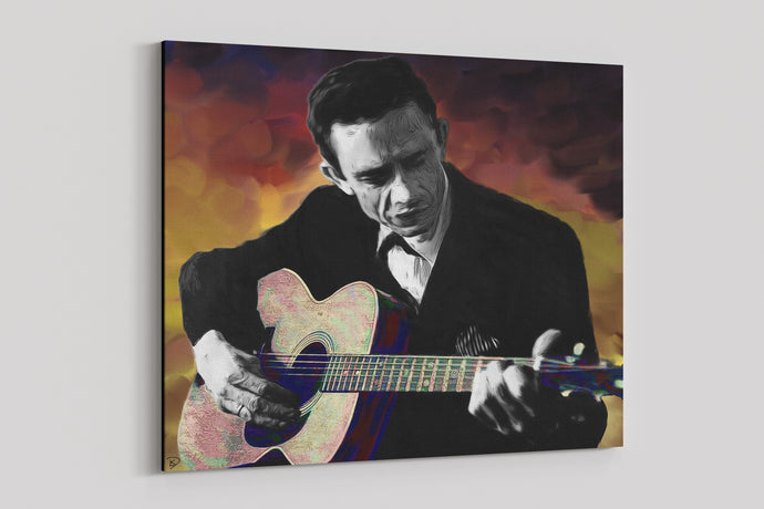 Johnny Cash Canvas Print 