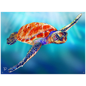 Sea Turtle Wall Tapestry "Sea Turtle"