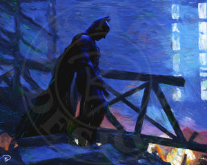 Dark Knight Digital Painting "Endure"