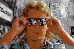 They Live Digital Painting "Obey"