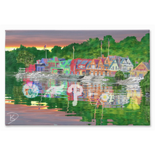 Load image into Gallery viewer, Boathouse Row Canvas Print
