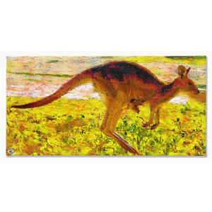 Kangaroo Canvas Print "Outback Tribe"