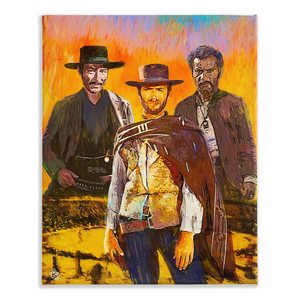 The Duel Canvas Print
