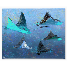 Load image into Gallery viewer, Stingray Canvas Print &quot;Fever&quot;