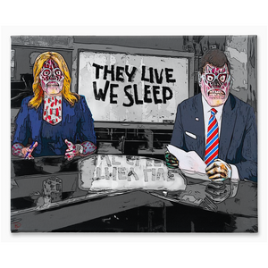 They Live We Sleep Canvas Print