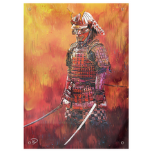 Load image into Gallery viewer, Samurai Hanging Wall Tapestry &quot;Art of Destiny&quot;