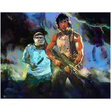 Load image into Gallery viewer, Danny Devito Rambo Poster&quot;They Drew First Blood&quot;