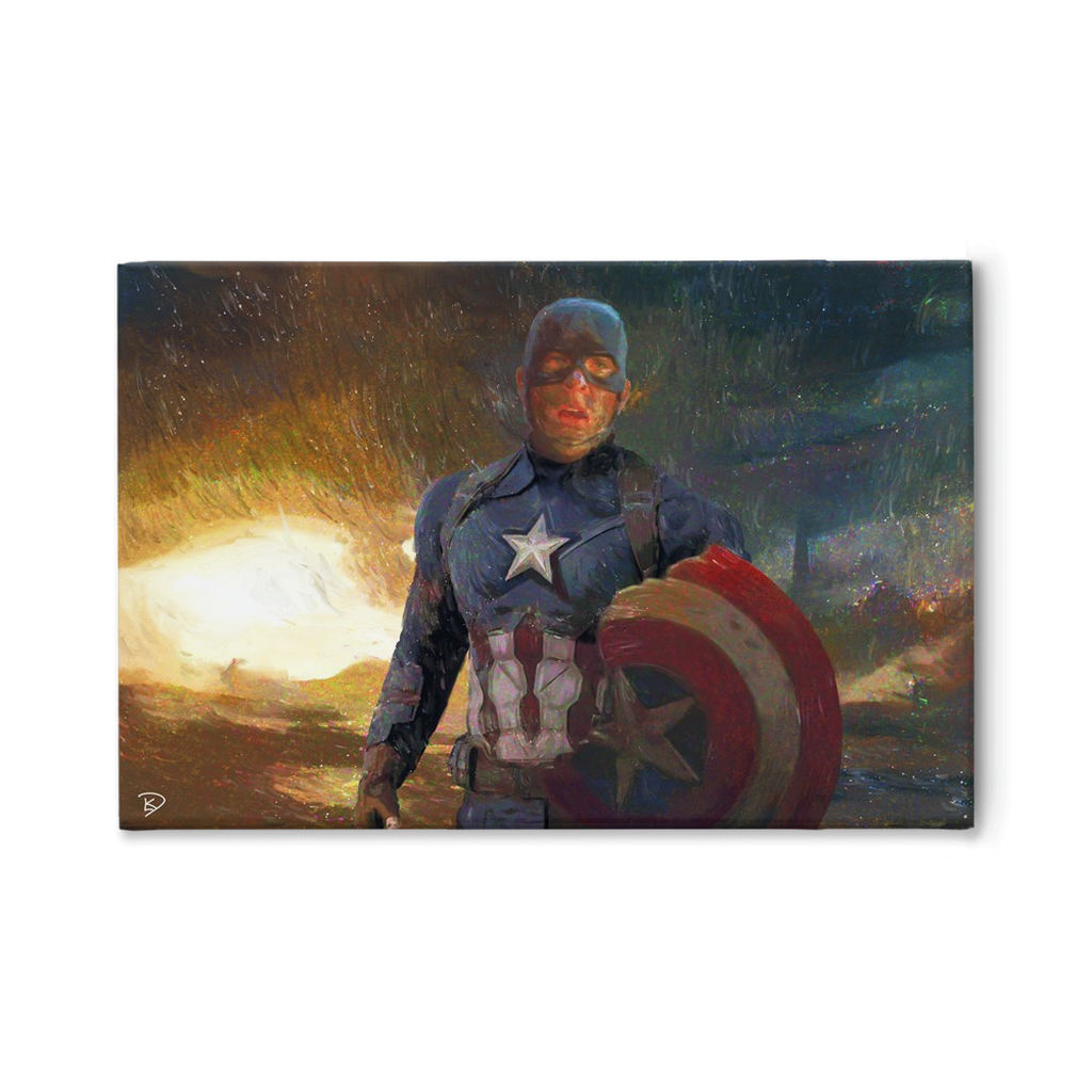 Captain America Canvas Print 