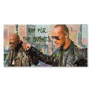 The Other Guys Canvas Print "Aim For The Bushes"
