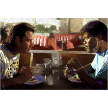 Load image into Gallery viewer, Pulp Fiction Poster &quot;Pulp Breakfast&quot;
