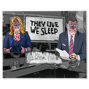 They Live We Sleep Canvas Print