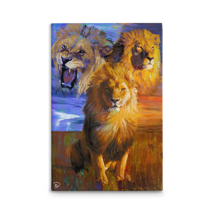 Lion Canvas Print 