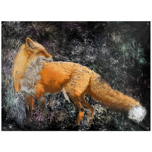 Red Fox Tapestry "Guarding The Hen House"