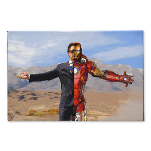 Iron Man Canvas Print "I Am Iron Man"