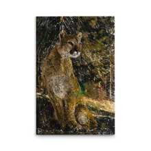 Load image into Gallery viewer, Mountain Lion Canvas Print &quot;Patience&quot;