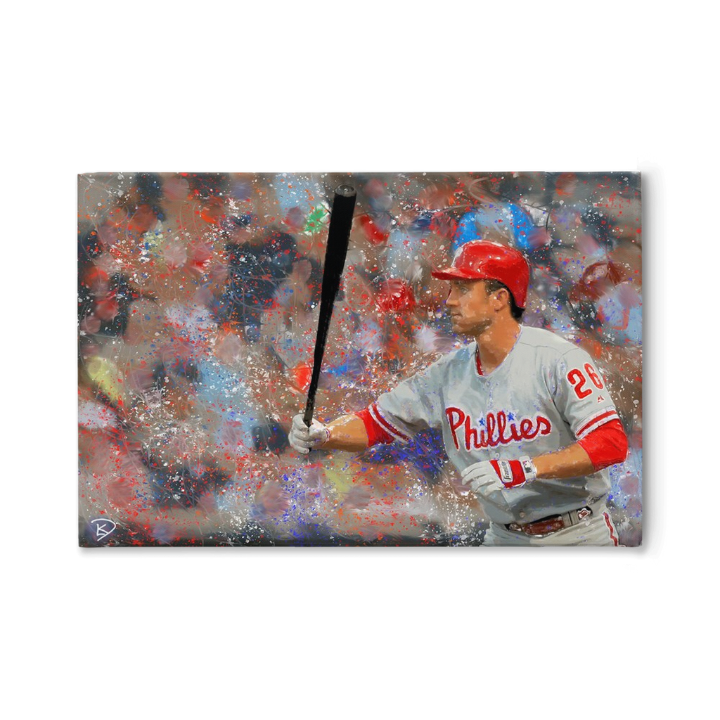 Chase Utley Canvas Print 