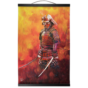 Samurai Hanging Canvas Print "Art of Destiny"
