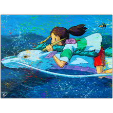 Load image into Gallery viewer, Spirited Away Aluminum Print &quot;I Remember&quot;