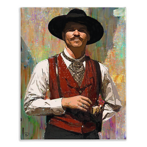 Doc Holliday Canvas Print "Say When"