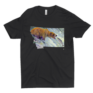 Grizzly Bear Unisex T-Shirt "I Am Montana"