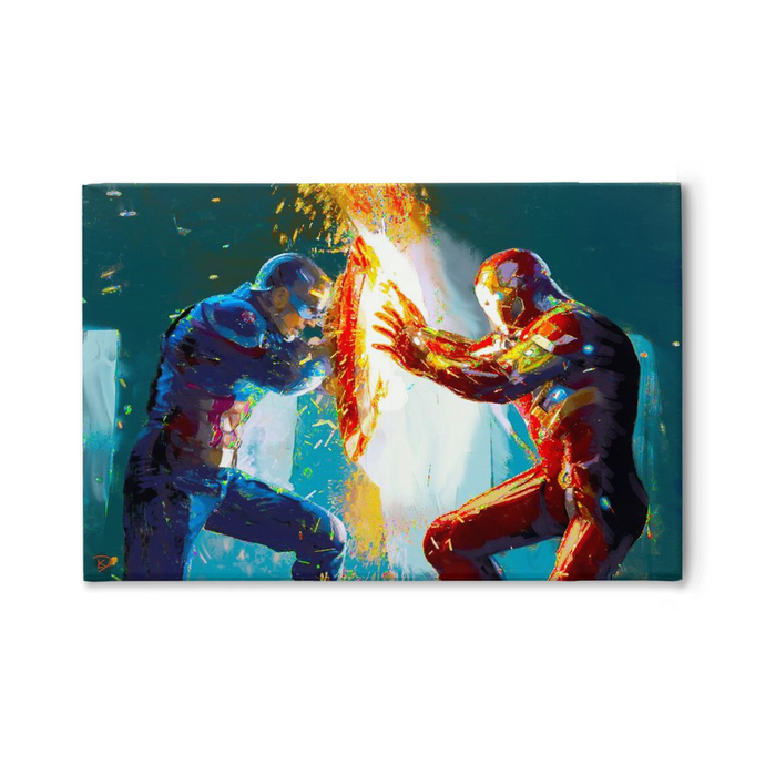 Avengers Civil War Canvas Print 