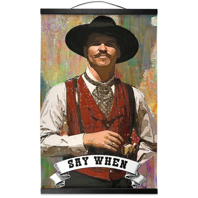 Doc Holliday Hanging Canvas 
