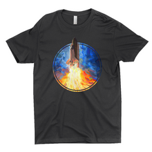 Load image into Gallery viewer, Space Shuttle Unisex T-Shirt &quot;Blast Off&quot;