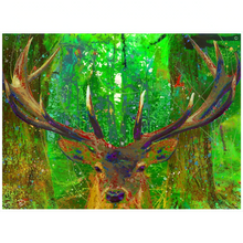 Load image into Gallery viewer, Deer Tapestry &quot;Red Stag Rival&quot;