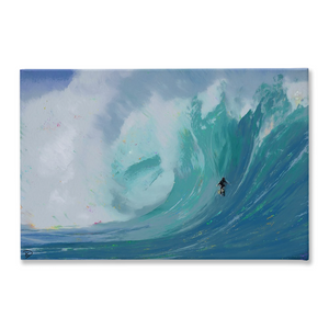 Surfboard Canvas Print "Wave Rider"