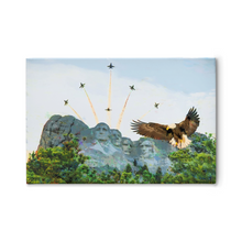 Load image into Gallery viewer, Blue Angels Canvas Print &quot;Rock, Flag, and Eagle&quot;