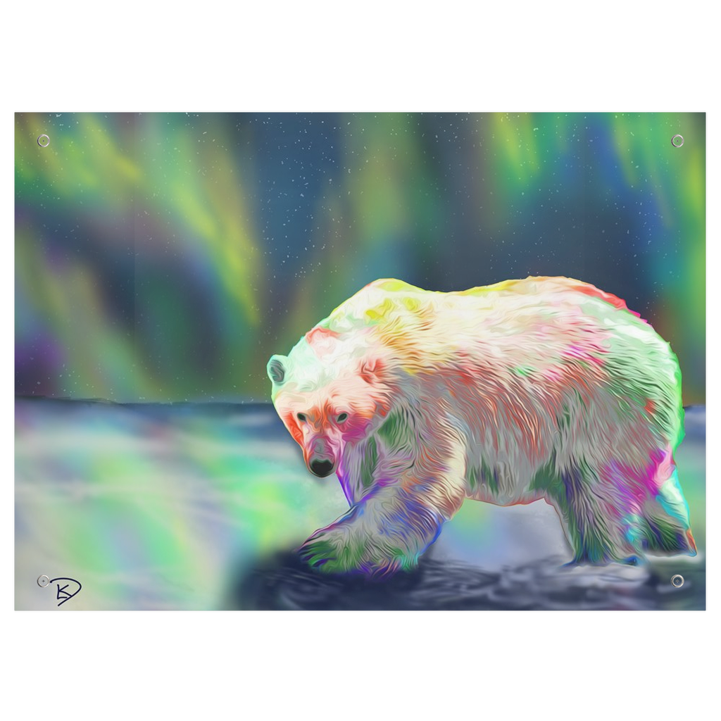 Polar Bear Wall Tapestry 