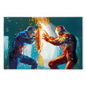 Avengers Civil War Canvas Print "Divide and Conquer"
