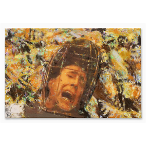 Nicolas Cage Canvas Print "Not The Bees"
