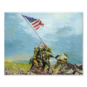 Iwo Jima Canvas Print - ALL Proceeds Donated to Veterans Non Profit