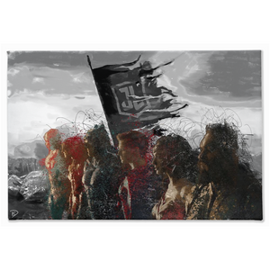 Justice League Canvas Print "Not Alone"