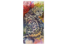 Load image into Gallery viewer, Snow Leopard Beach Towel &quot;Snow Leopard&quot;