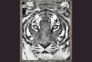Tiger Woven Blanket