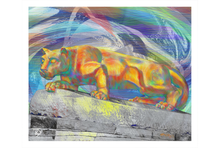 Load image into Gallery viewer, Lion Statue Throw Blanket &quot;Nittany Lion Statue&quot;