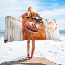 Load image into Gallery viewer, Gritty Beach Towel &quot;Gritty The Shining&quot;
