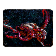 Load image into Gallery viewer, Octopus Sherpa Blanket &quot;Adaptation&quot;