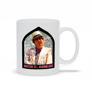 Stevie Janowski Coffee Mug "Watch It, Assblood"