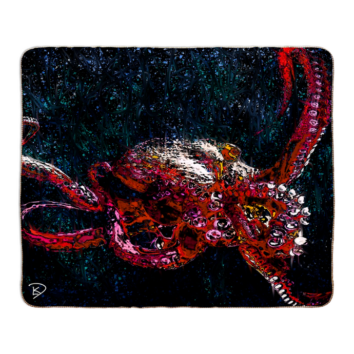 Octopus Sherpa Blanket 